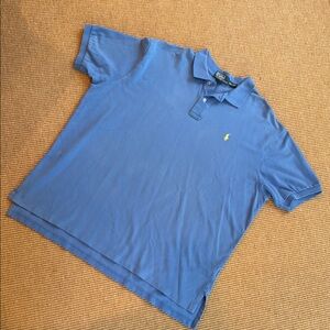 Polo by Ralph Lauren Blue Cotton Polo Shirt XXL